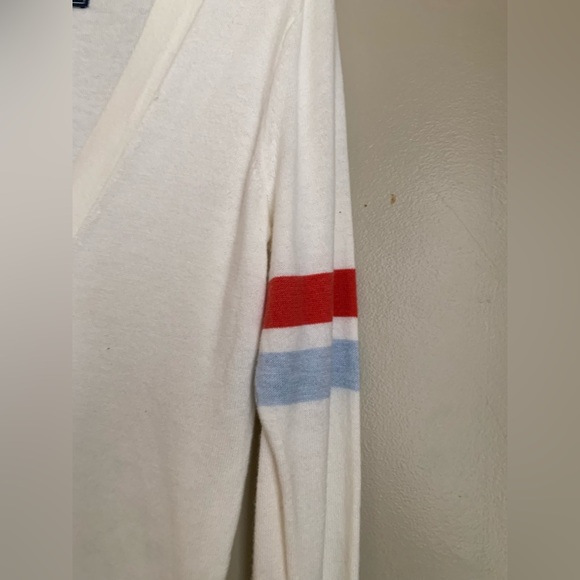 Abercrombie & Fitch cardigan sweater letterman long y2k vintage light academia - Picture 4 of 7